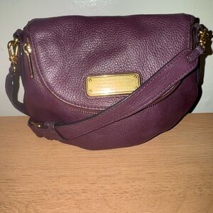 Marc by Marc Jacobs Deep Plum Leather Crossbody EUC